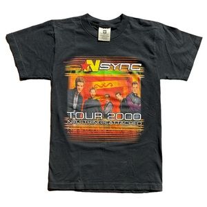 NSYNC | No Strings Attached 2000 Tour TShirt Vintage Tee Y2K Boy Band